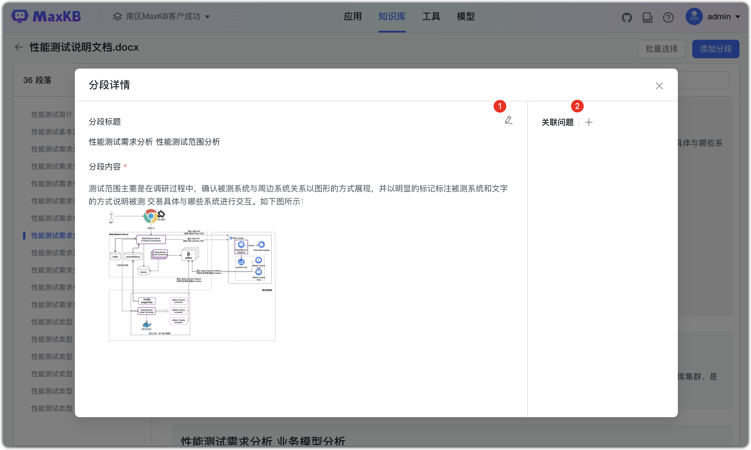 分段详情