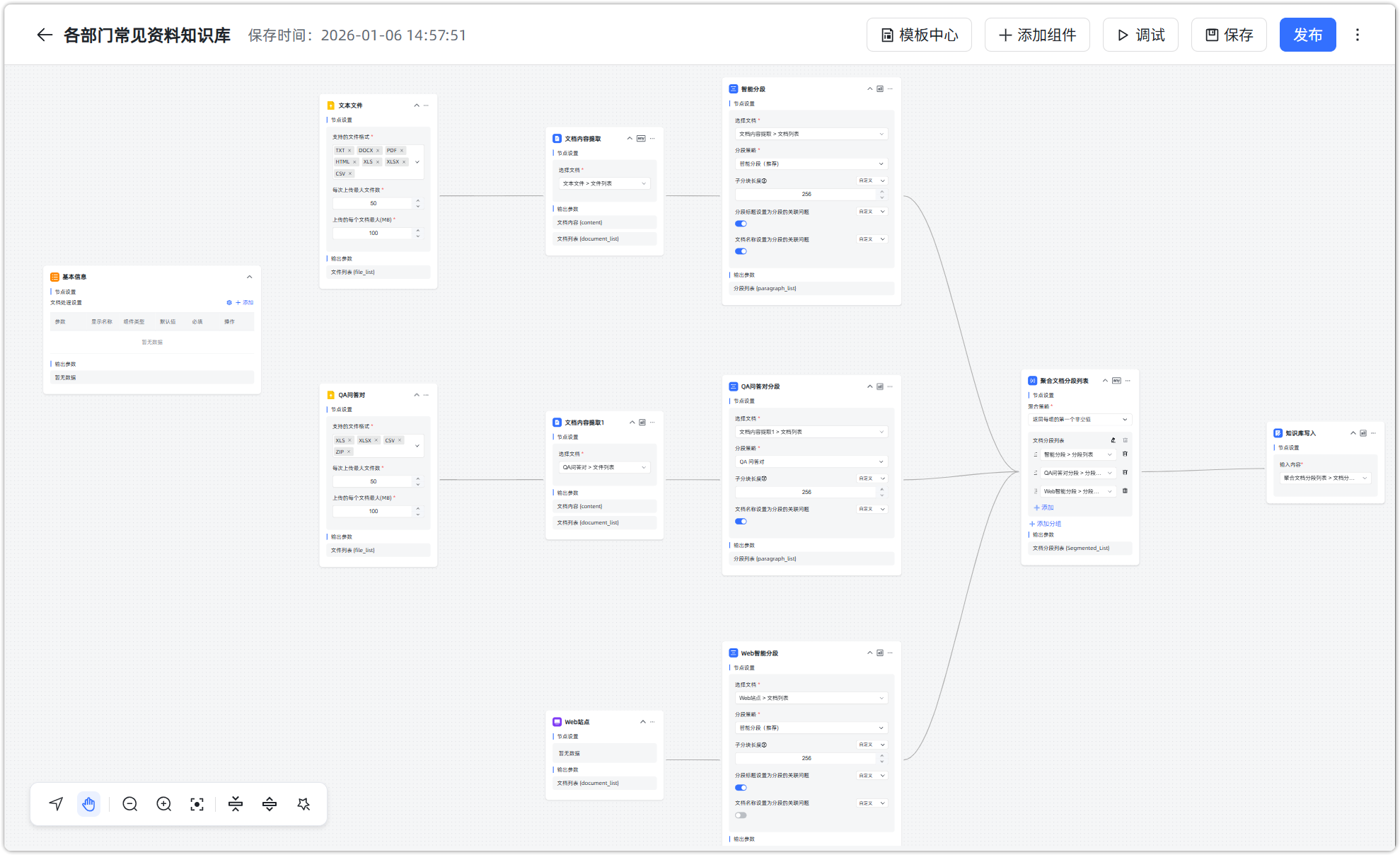 设置工作流知识库