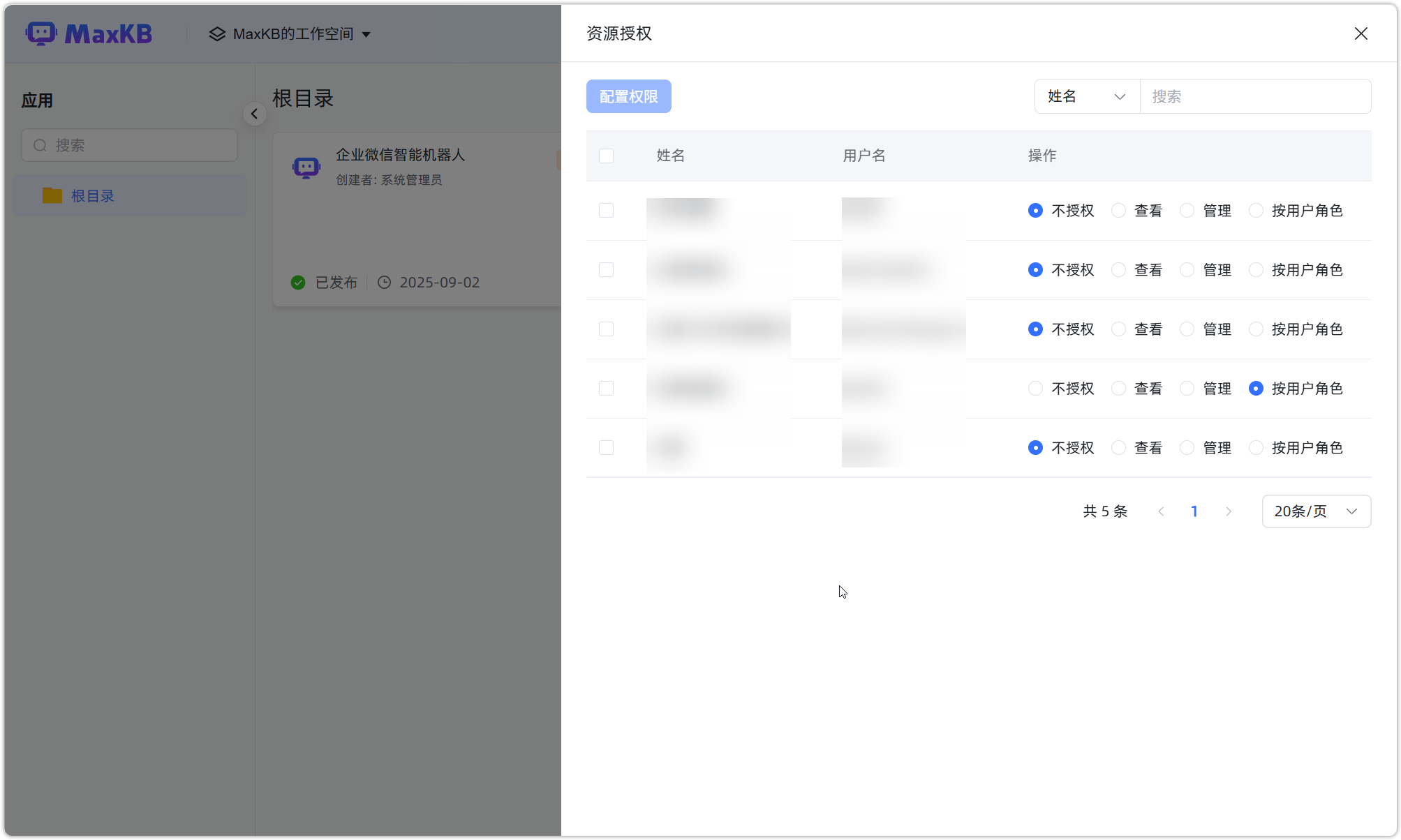 资源授权