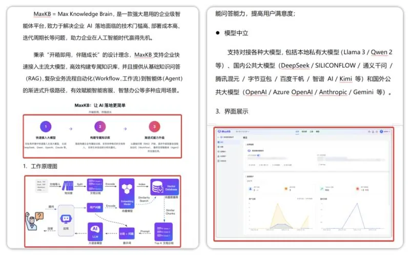 操作教程丨搭建MaxKB图文混合文档分析工作流，轻松分析带图片的文档